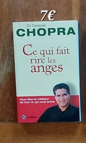 Livre Ce qui fait rire les anges – Deepak Chopra (développement personnel)