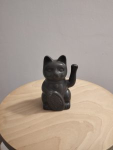 Statue porte bonheur chat occasion