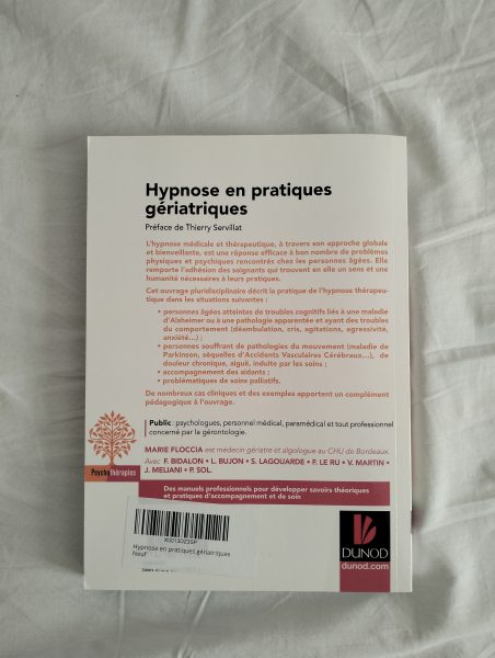Livre Hypnose en pratiques gériatriques