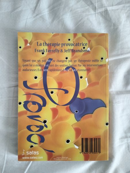 Livre La therapie provocatrice