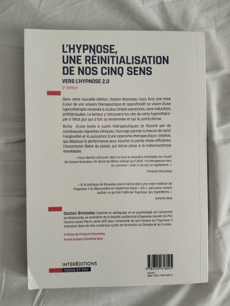 Livre L'hypnose une renitialisation de nos cinq sens - Gaston Brosseau
