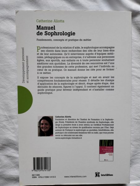Livre Manuel de Sophrologie