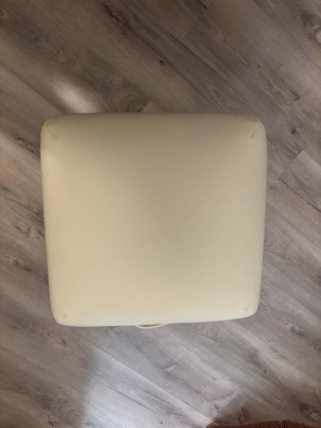 Tabouret massage blanc