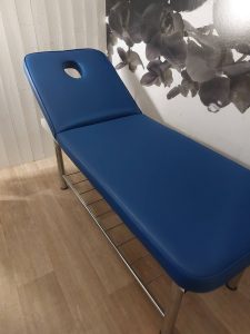 Table de massage bleue – Très bon état