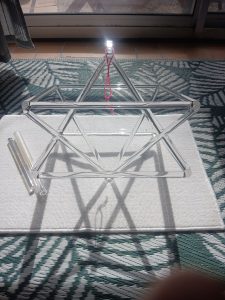Pyramides inversées cristal