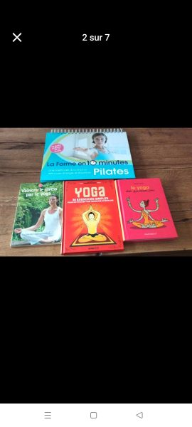 Lot de 19 livres développement personnel , yoga ...