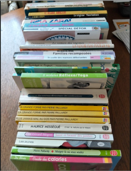 Lot de 44 livres bien-être, développement personnel & pratiques douces