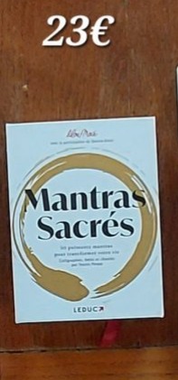 Livre Mantras sacrés – recueil de méditation et spiritualité