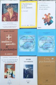 Lot livres psychanalyse, psychisme & développement (Nasio, Freud, Miller…)