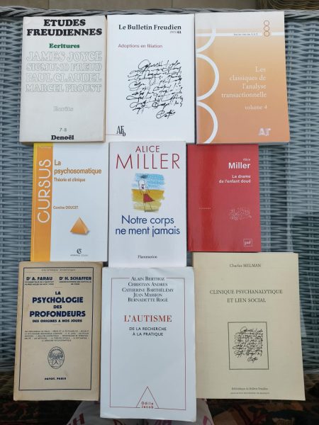 Lot livres psychanalyse, psychosomatique & analyse transactionnelle