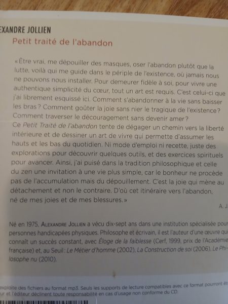 Petit traité de l abandon