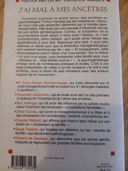J ai mal a mes ancêtres
