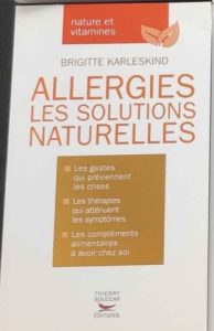 Livre Allergies : les solutions naturelles de Brigitte Karleskind – Prix en MP
