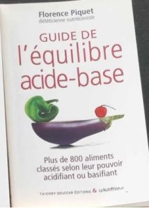 Livre Guide de l’équilibre acide-base de Florence Piquet, diététicienne nutritionniste – Prix en MP
