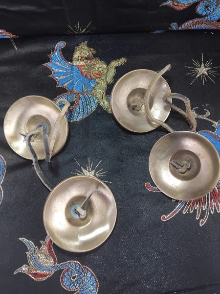 Tingshas / Cymbales tibétaines sacrées 7 cm – Méditation & relaxation