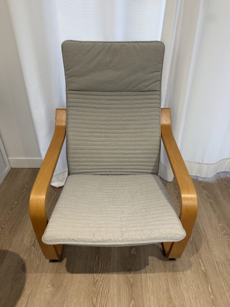 Fauteuil relaxe ikea housse neuve et repose pieds