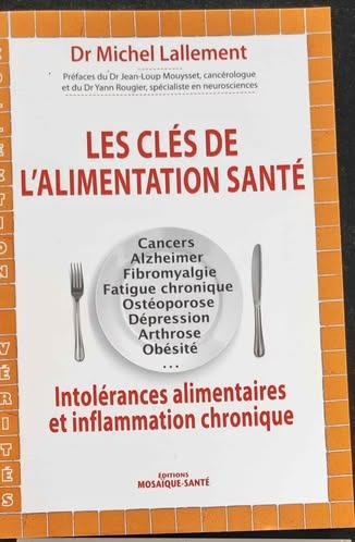 Livre Les clés de l’alimentation santé du Dr Michel Lallement - Prix à demander en MP