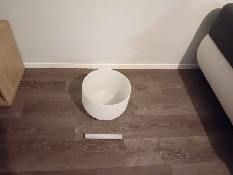 Bol de cristal 30 cm – Note La – Sonothérapie / méditation