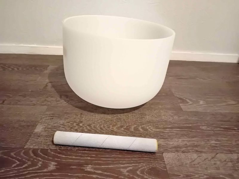 Bol de cristal 30 cm – Note La – Sonothérapie / méditation