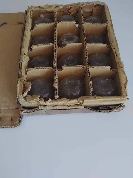 Lot ventouses en verre