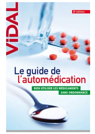 Livre le guide de l'automédication – Vidal