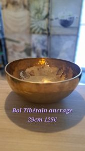 Bol tibétain d’ancrage 29 cm