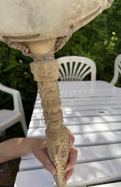 Véritable tambour tibétain