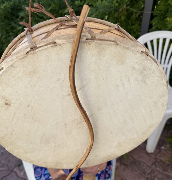 Véritable tambour tibétain