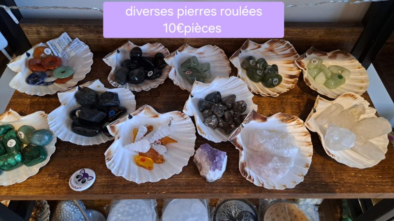 Pierres roulées naturelles