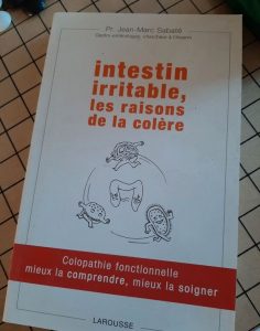 Livre Intestin irritable, les raisons de la colère – Pr Jean-Marc Sabaté