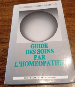 Livre Guide des Soins par l'Homéopathie – Dr John Henry Clarke