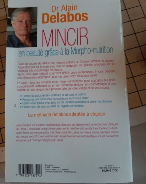 Livre Mincir en beauté grâce à la Morpho-nutrition – Dr Alain Delabos