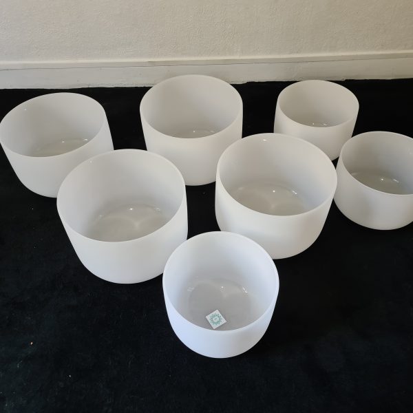 Set de 7 bols de cristal