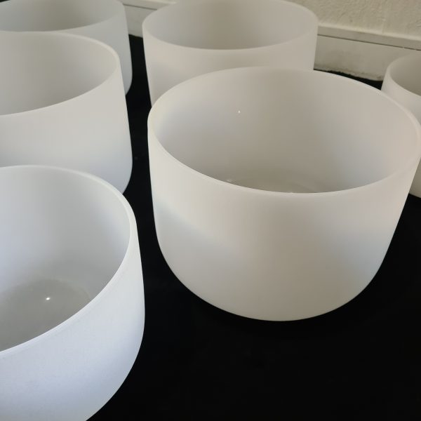Set de 7 bols de cristal