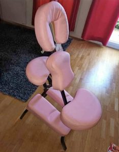 Siège de massage rose